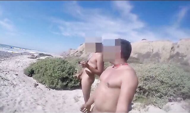 Bronha com primo hetero na praia parte 2