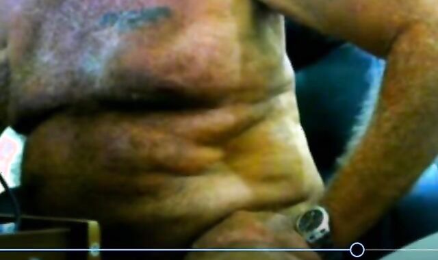 old man jerk off