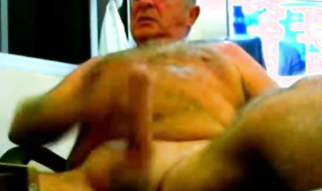 old man jerk off