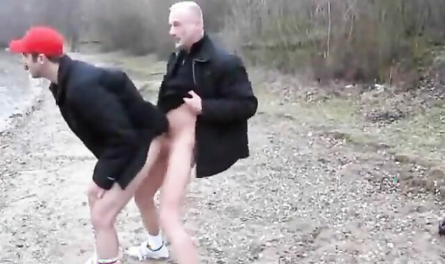 Hot Fuck on a Cold Day Outside