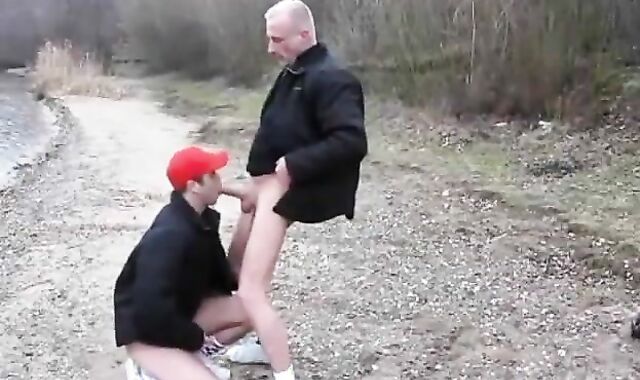 Hot Fuck on a Cold Day Outside