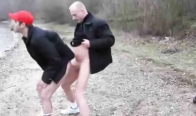 Hot Fuck on a Cold Day Outside