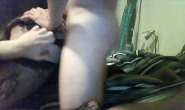 Danish crossdresser's first time blowjob, finished with anal