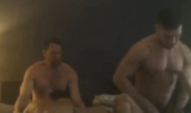 weirdly hot Gay bareback party