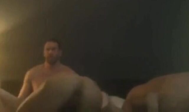 weirdly hot Gay bareback party