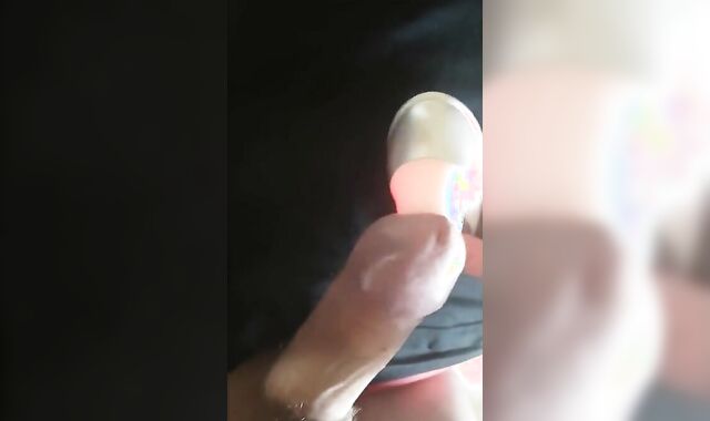 Womanizer male moaning intense orgasm
