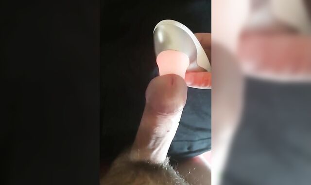 Womanizer male moaning intense orgasm