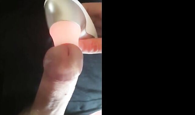 Womanizer male moaning intense orgasm