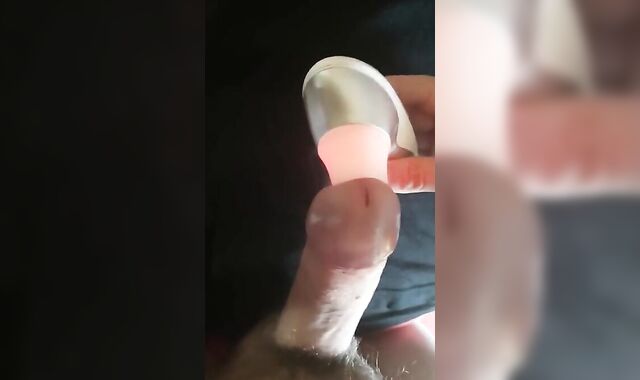 Womanizer male moaning intense orgasm