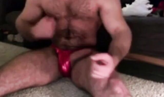 Hairy Big Dick Muscle & Dick play ( No cum )