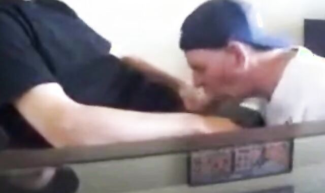 Swallowing cum from my friend again