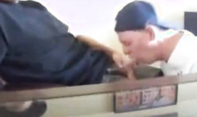 Swallowing cum from my friend again