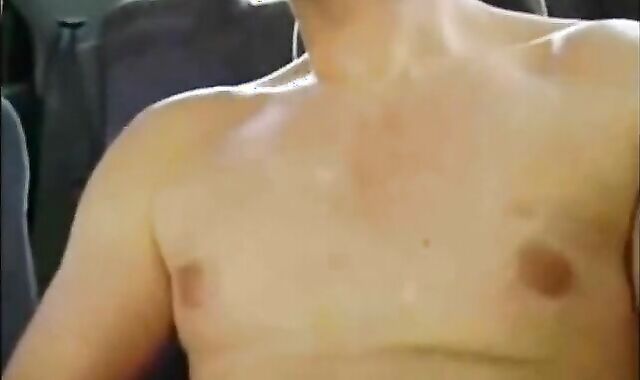 Horny Verbal Dude Jerks Off & Cums in Car