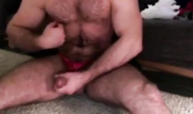 Hairy Big Dick Muscle & Dick play ( No cum ) 2