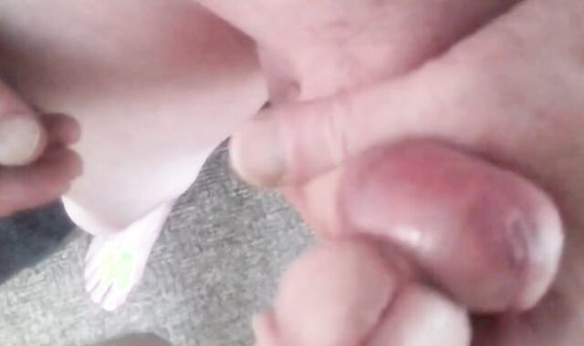 My buddy wanking our cocks together