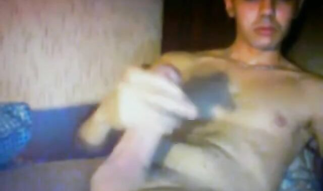 smooth turkish guy wanking huge thick cock on cam 2