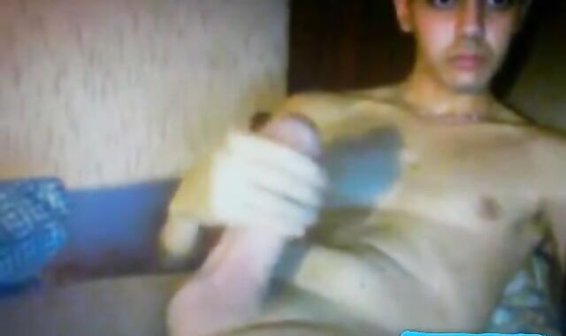 smooth turkish guy wanking huge thick cock on cam 2