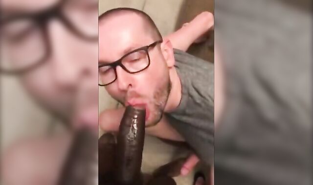 White Guy Sucks Off Black Guy