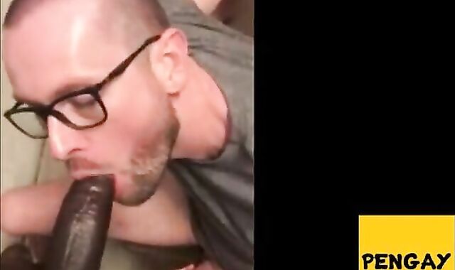 White Guy Sucks Off Black Guy