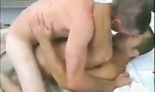 aged pair humping On sofa