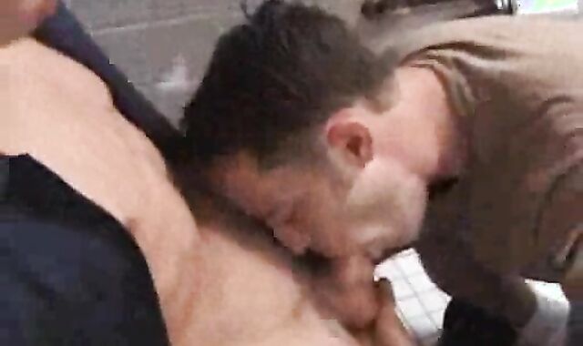 Public Wc deep throat fun