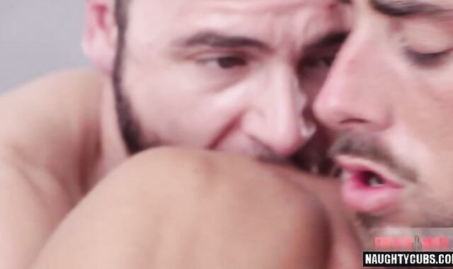 XXL ten-Pounder queer Spin Flop And Facial Cumshot