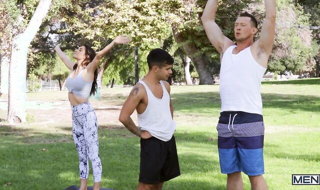 vigour Yoga - Pierce Paris and Ty Mitchell sixty nine dril