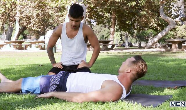 vigour Yoga - Pierce Paris and Ty Mitchell sixty nine dril