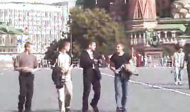 Russian teenagers In Moscow