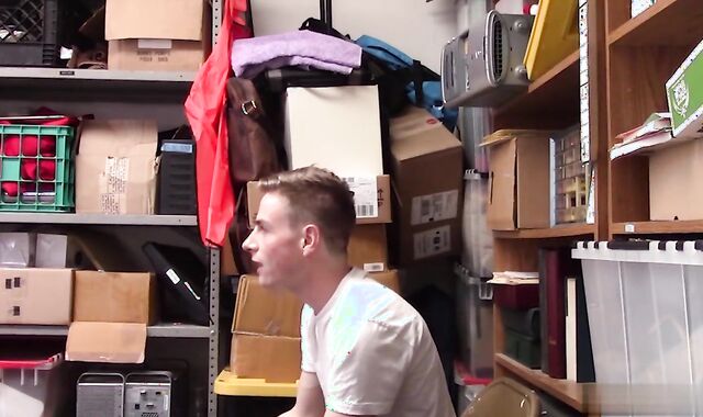 teenie Detained By A Security Guard