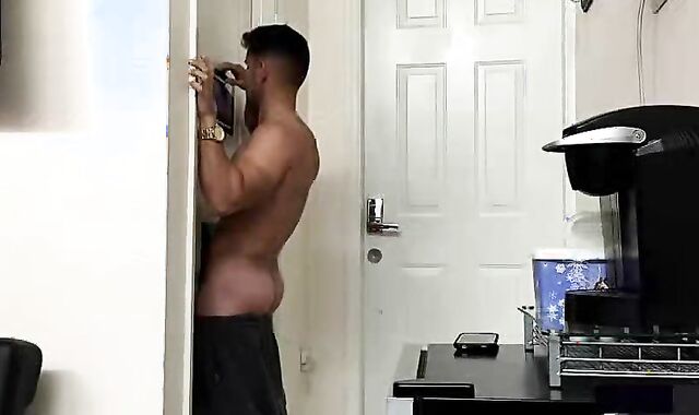 one more Fit, Suspended Latino Visits The Gloryhole