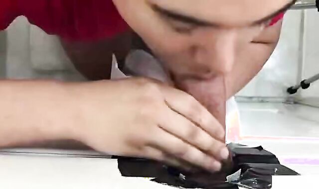one more Fit, Suspended Latino Visits The Gloryhole