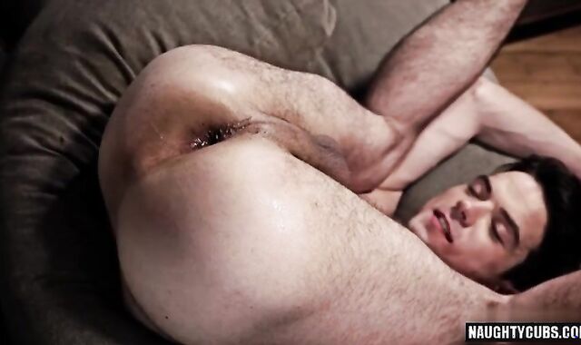 fat stiffy queer Roll Flop And Facial Cumshot