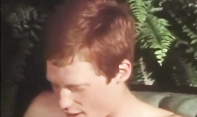 Bimbo Ginger With A gigantic wood