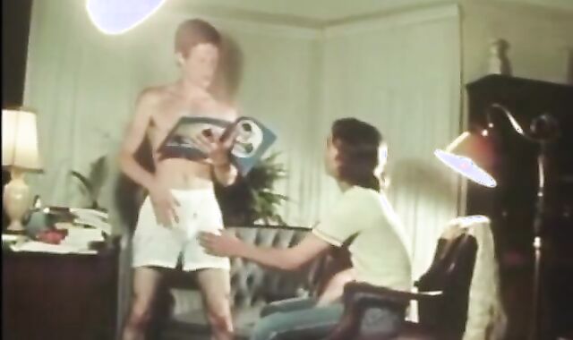 Bimbo Ginger With A gigantic wood