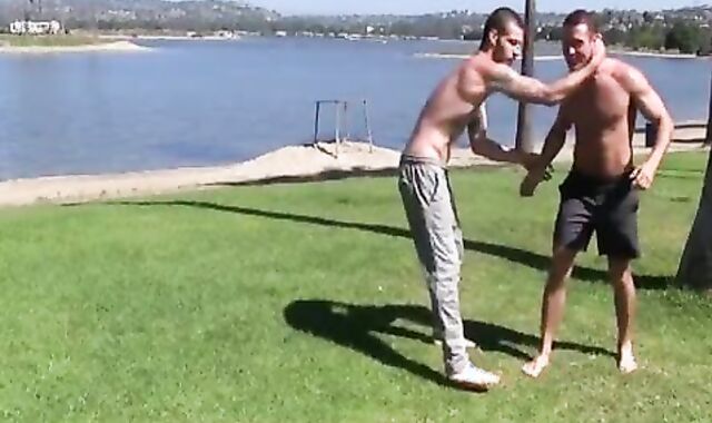 good-sized stiffy queer deep throat-bang-out With money-shot