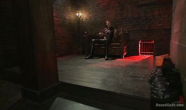 Elastic bootie Doug Ball-Gagged, Flogged And humped