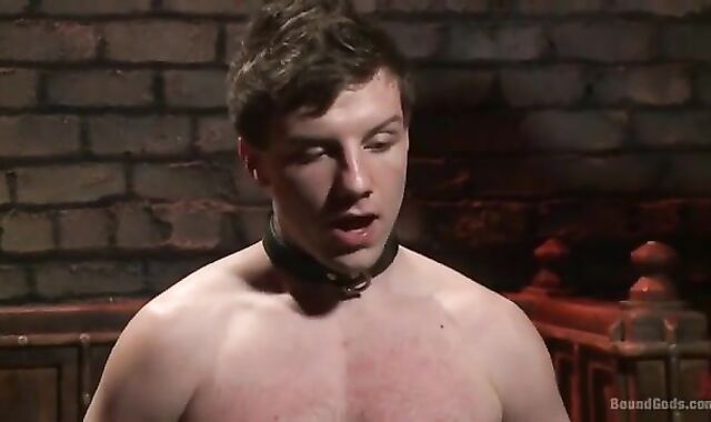 Elastic bootie Doug Ball-Gagged, Flogged And humped