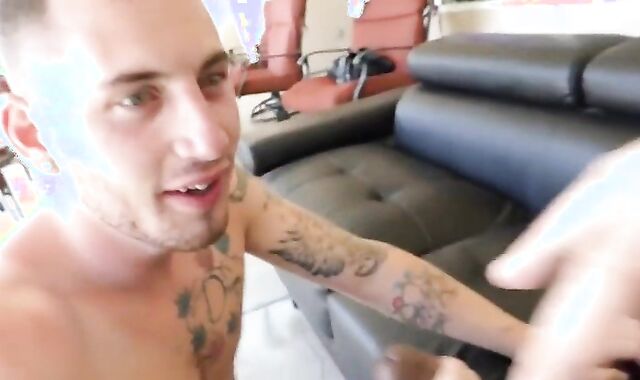 enormous-dicked Charles King romps Caleb moist