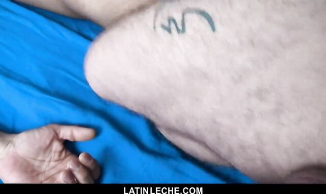 Edgy Latino twunk gargles A huge manstick