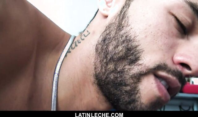 Edgy Latino twunk gargles A huge manstick