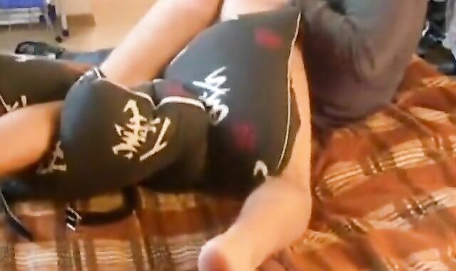 Submissive Guy's Spanking Session