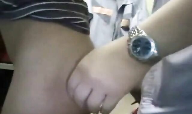 Daddy Security Guard Barebacks Asian Twink