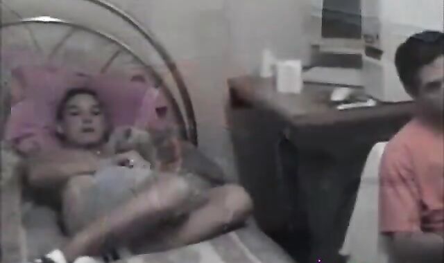 French Arab Twink Jerks Off