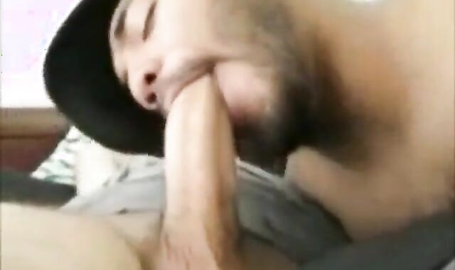 Twink Cock Sucking by Hunk with Perfect Lips