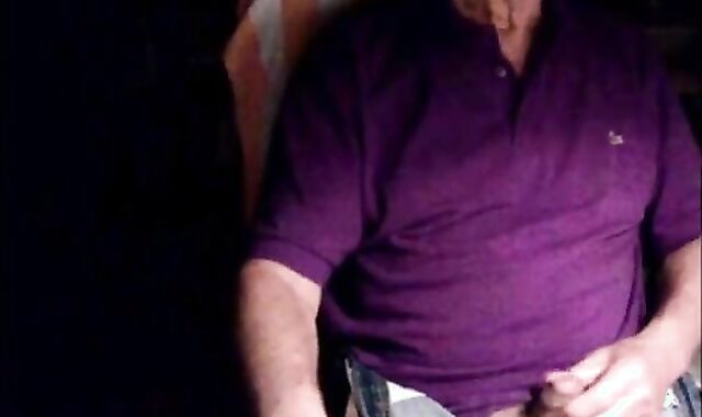 Grandpa Strokes His Small Cock