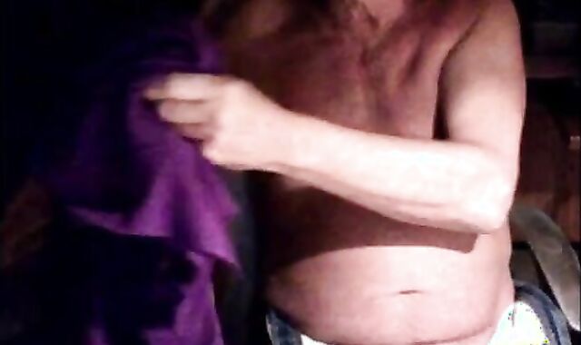 Grandpa Strokes His Small Cock