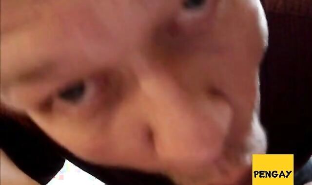 Huge Load Swallowed by Eager Bear - Thick & Amateur