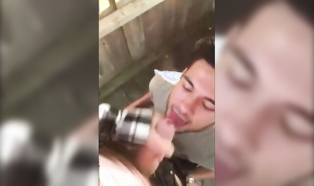 Cute Latin Hunk Sucks Big Cock and Eats Cum