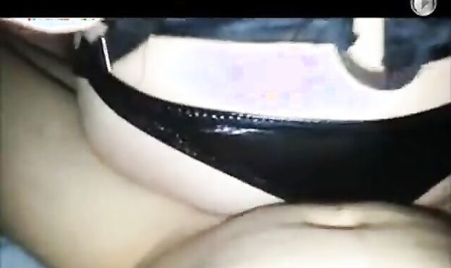 Bareback Crossdresser Takes it Bare in Thong